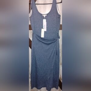 Nine Britton Gray Sleeveless Maxi Dress
